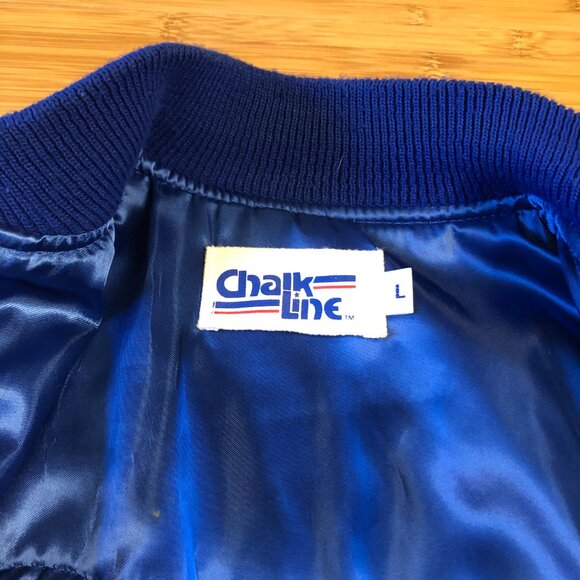 Milwaukee Brewers Wool Leather Varsity Jacket Vtg 90s Large Baseball Letterman - Picture 10 of 14